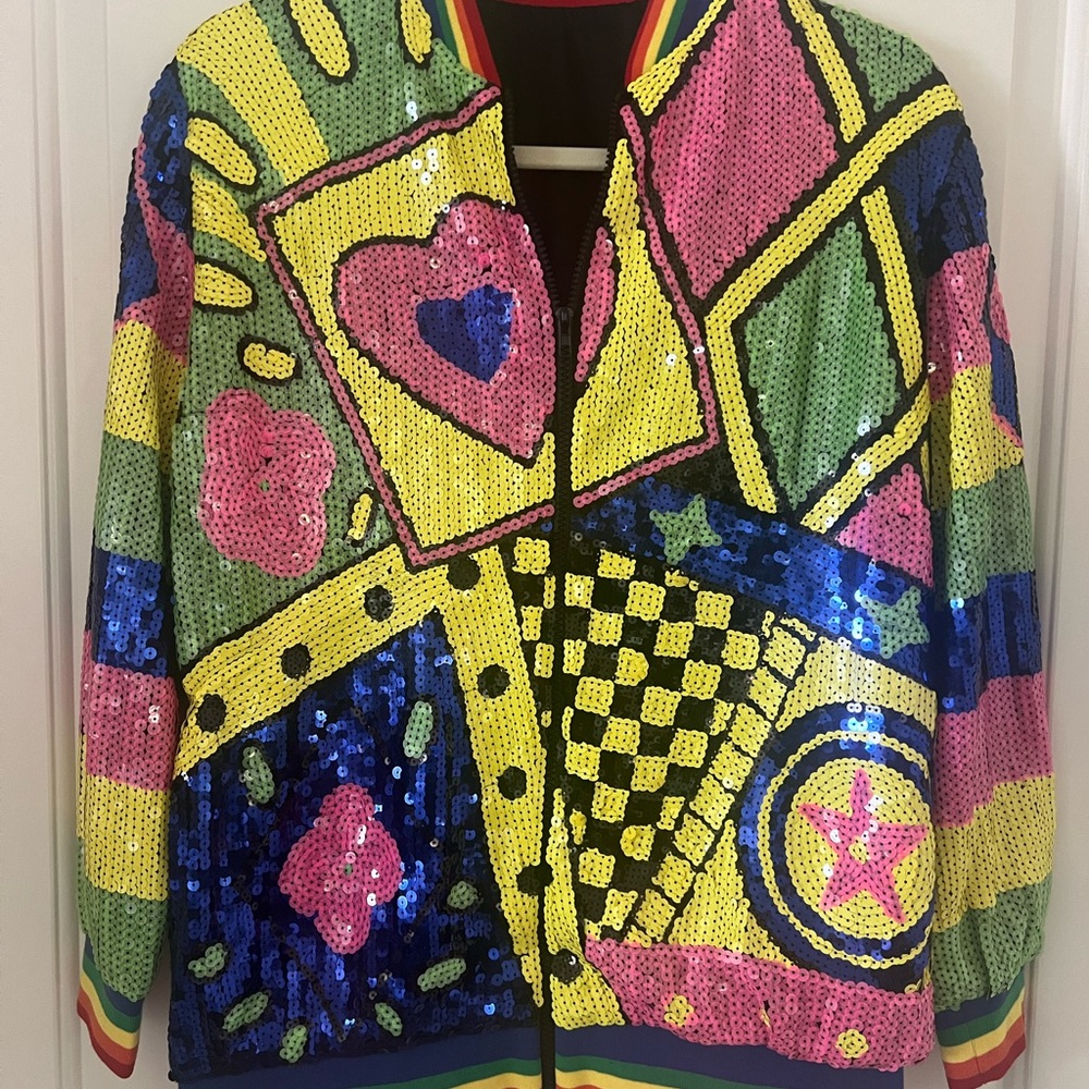 80’s Inspired Sequin Jacket